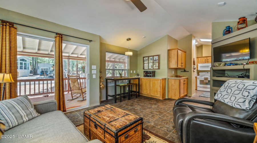 Living Room & Dining Area