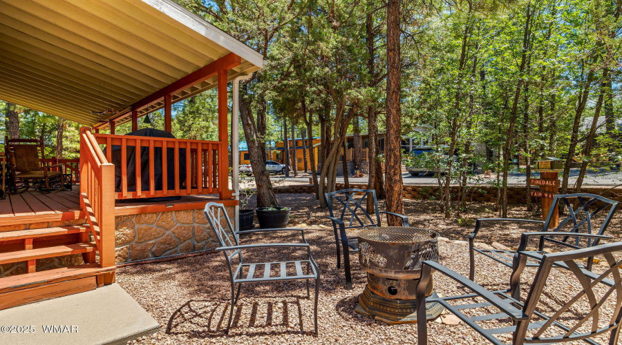 Front Yard Firepit Area