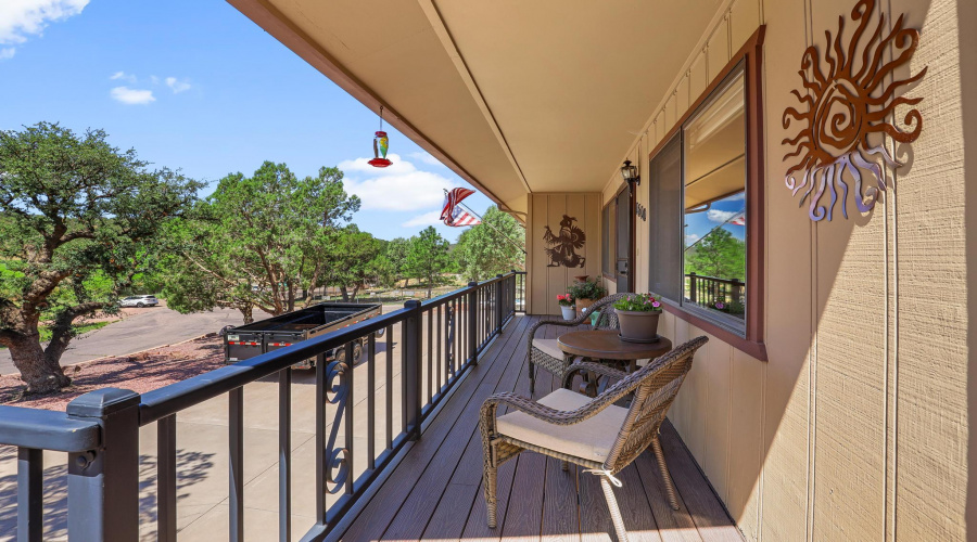 Covered Front Deck