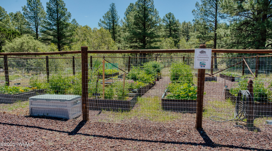 Adjacent to Community Garden
