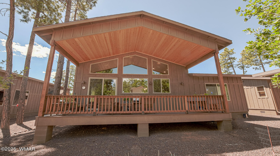 Back Trex Deck
