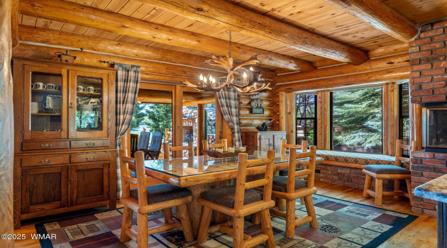 Dining Room with Views of Rainbow Lake