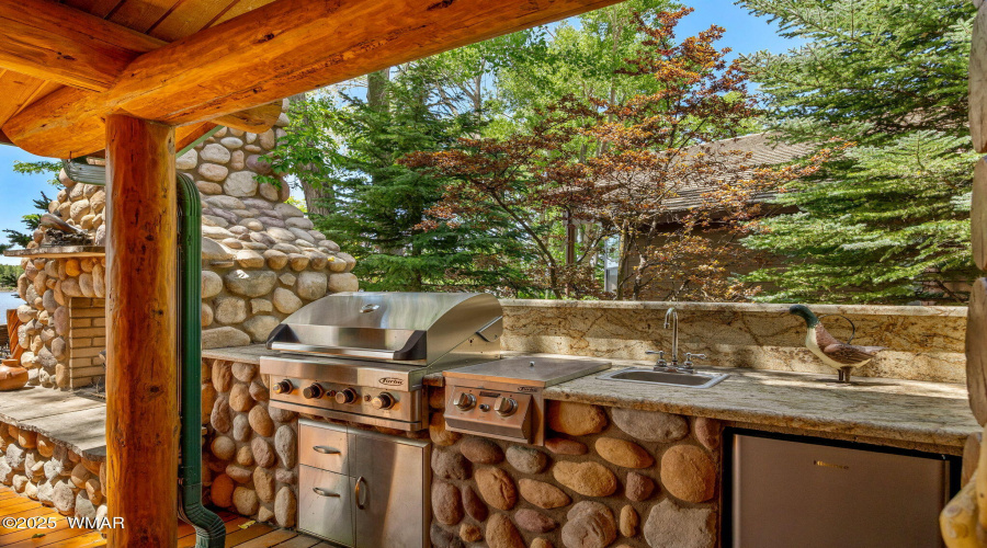 Outdoor Kitchen on Back Deck
