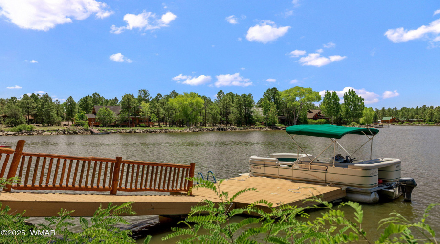 Boat Dock on Rainbow Lake