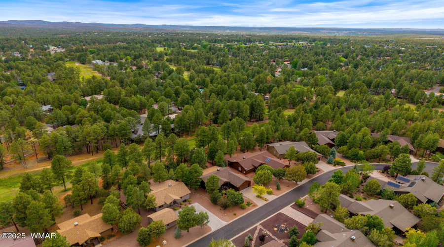 Aerial View of Fairway & Community