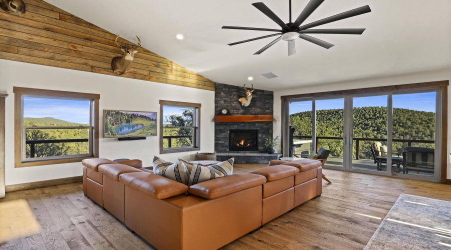 Great Room With Mountain Views