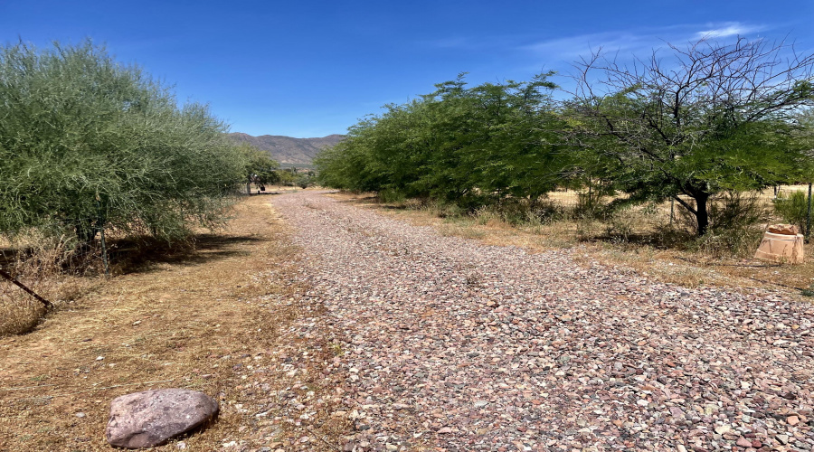 Private driveway entrance