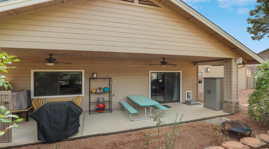Covered Rear Patio