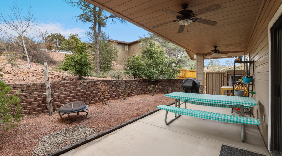 Rear Yard & Patio