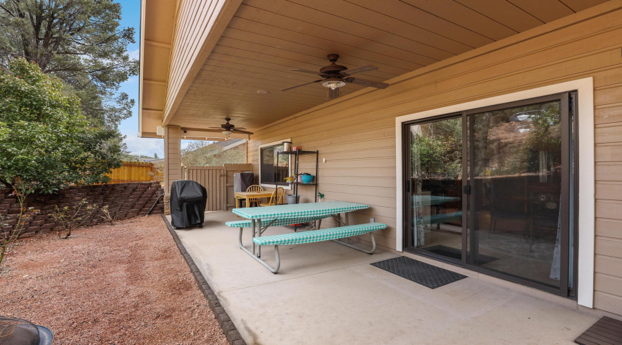 Covered Rear Patio