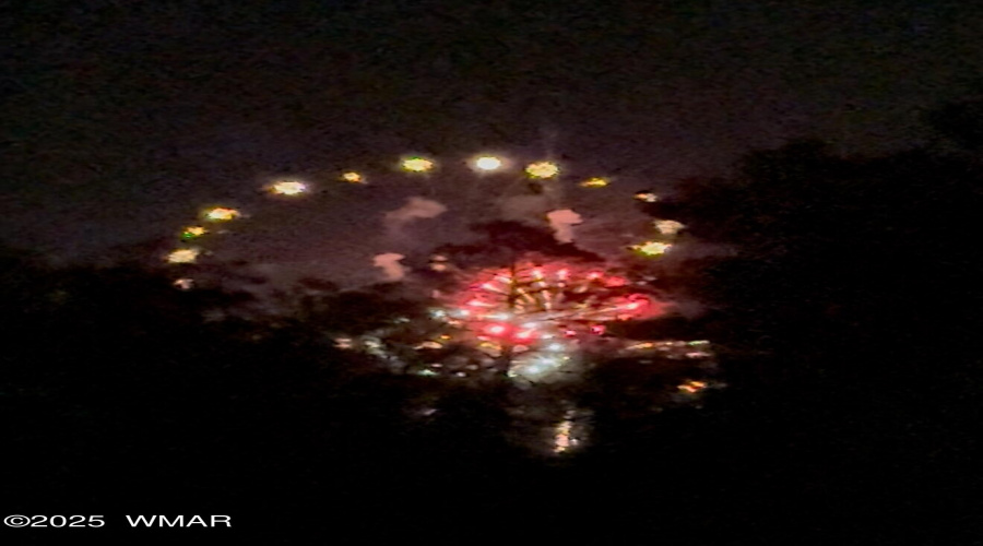 Fireworks from the Driveway