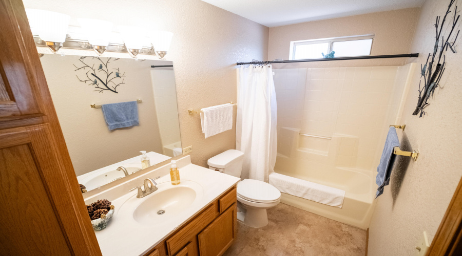 Guestroom en-suite bathroom