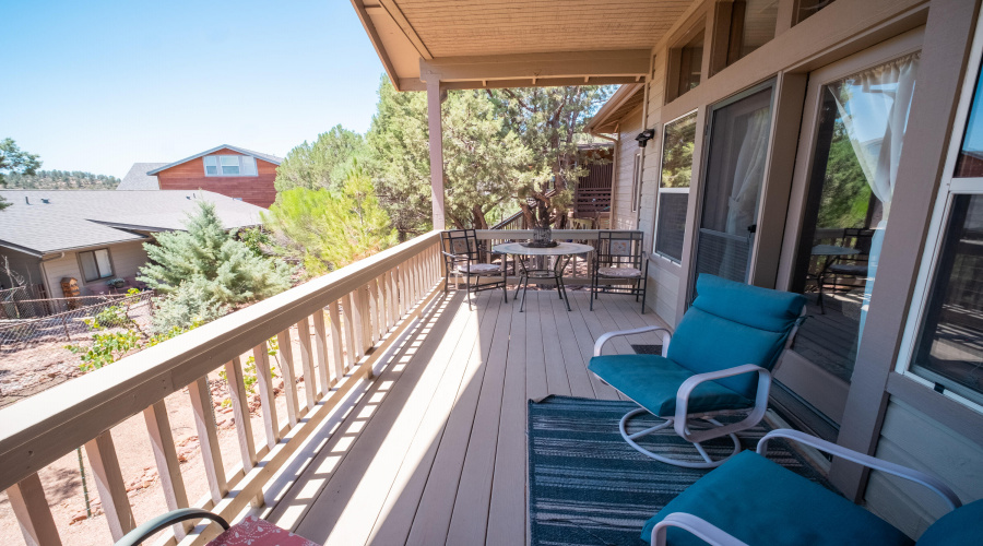 Rear deck