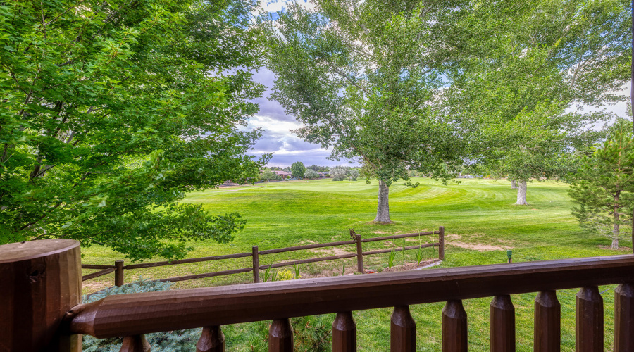 Back Deck 9th Hole View!
