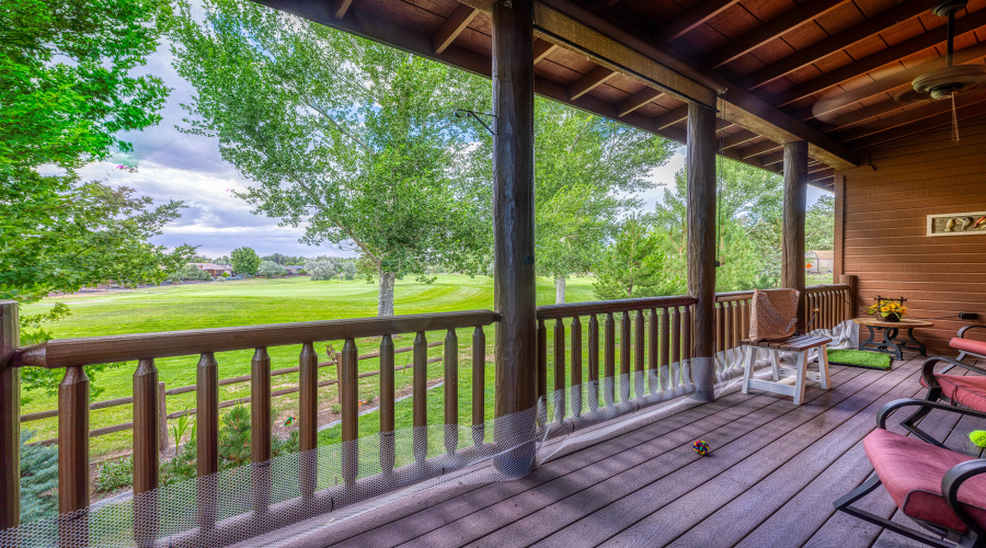 Back Deck 9th Hole View!