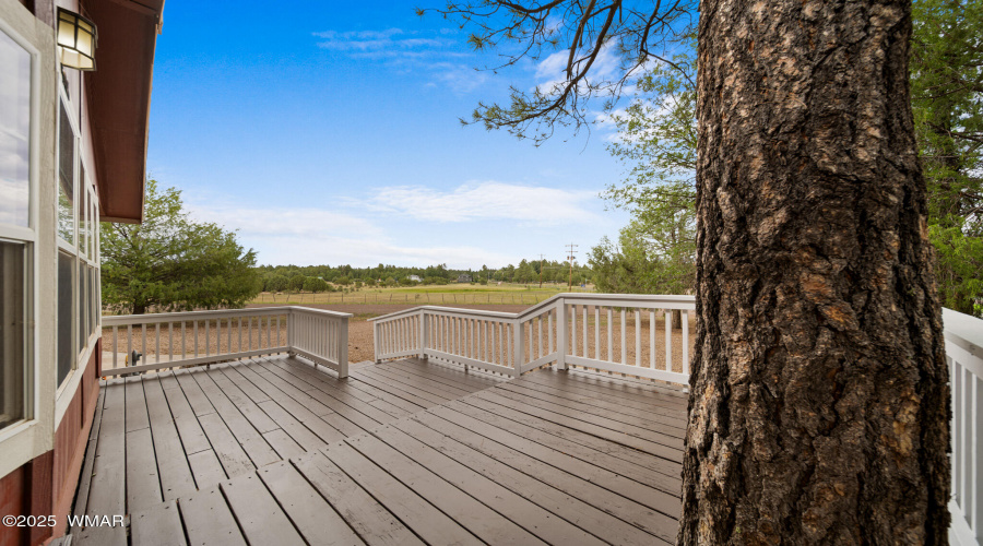 Spacious Front Deck