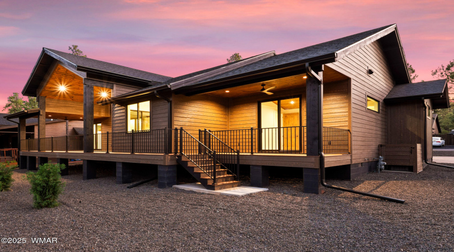 Expansive Back Deck