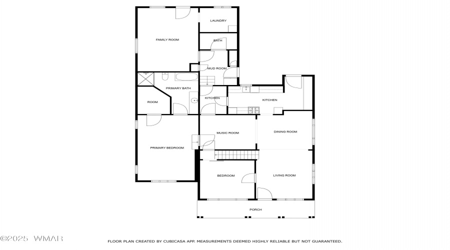 Downstairs floor plan