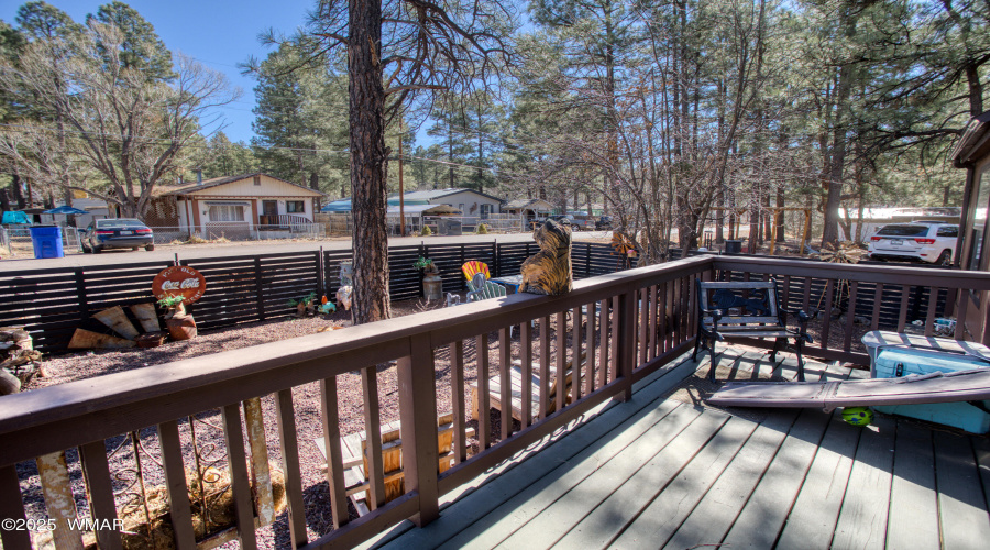 View from front deck