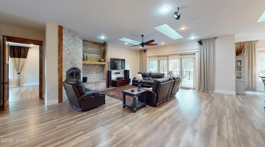 Living Room from Front Door View