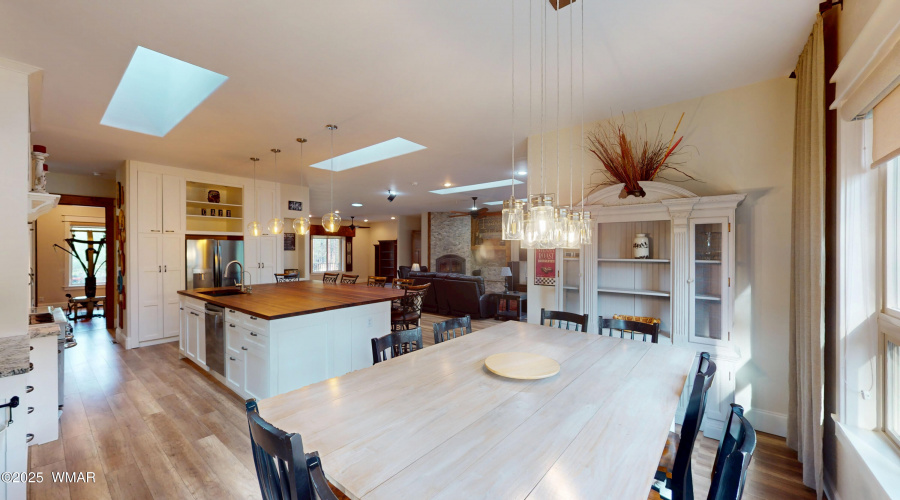 View from Dining Room into Kitchen