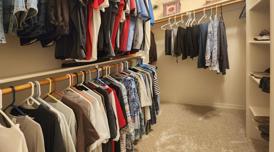 Primary Walk in Closet