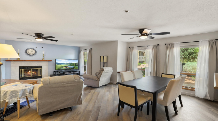 Dining Room & Living Room