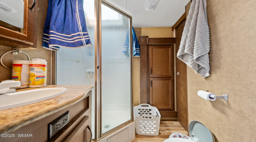 Travel Trailer  Bathroom