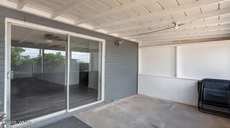 Rear porch