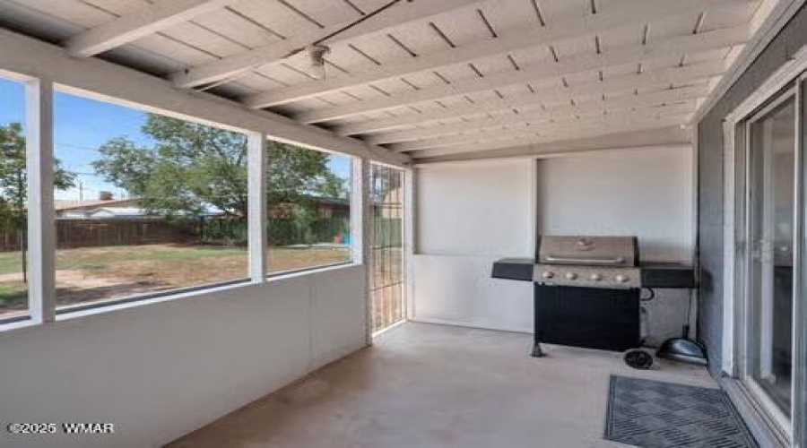 Rear porch