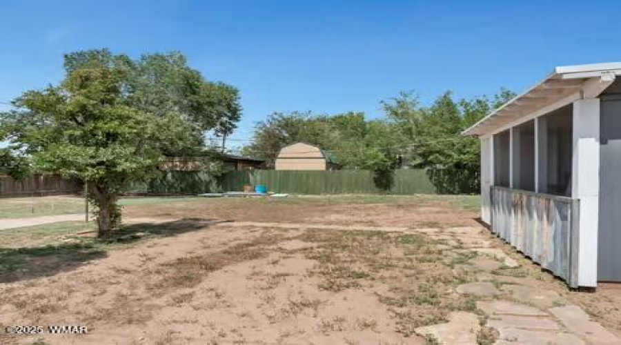 Rear yard