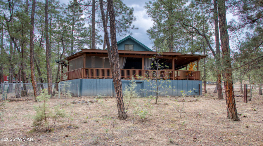 Back View of the Cabin