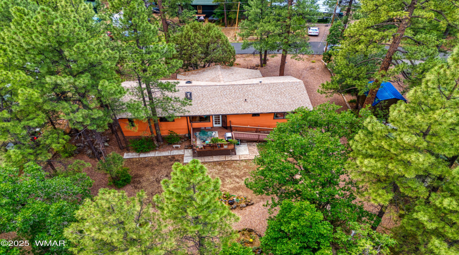 Back of property