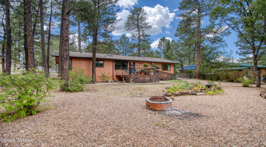Back of property