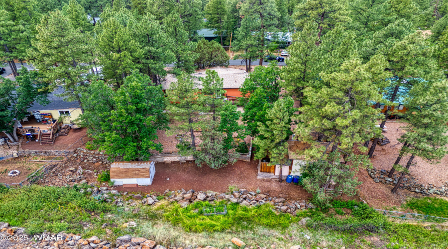 Back of property