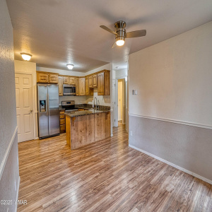 Living Area and Kitchen