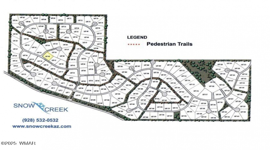 Snow Creek Map Lot 40
