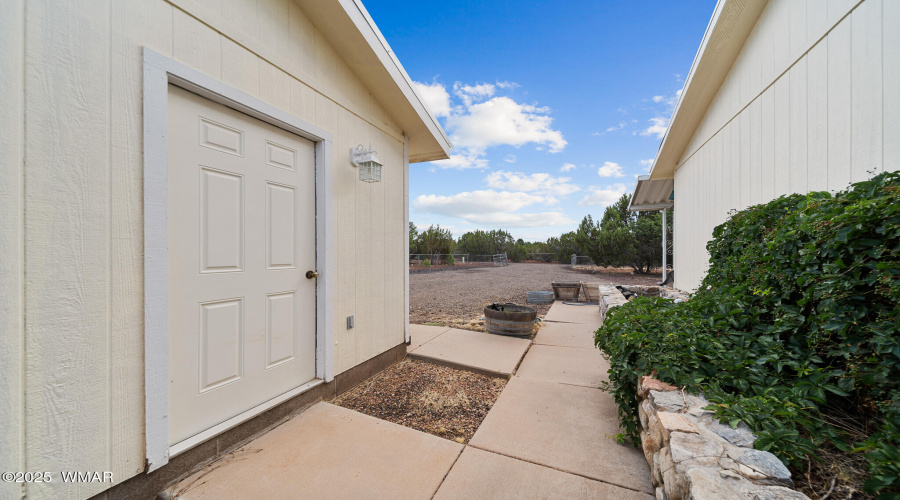 Walkway to Garage