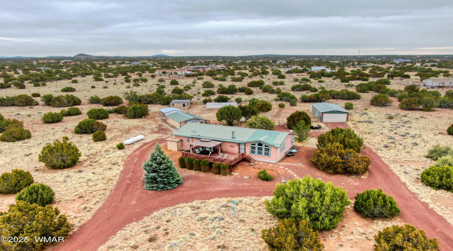 Aerial View of the Home