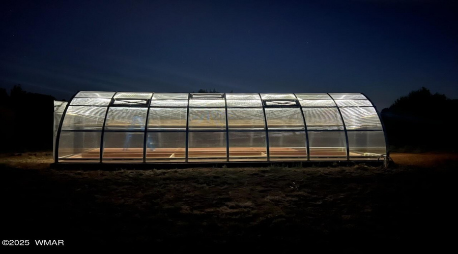 Nighttime View of the Greenhouse
