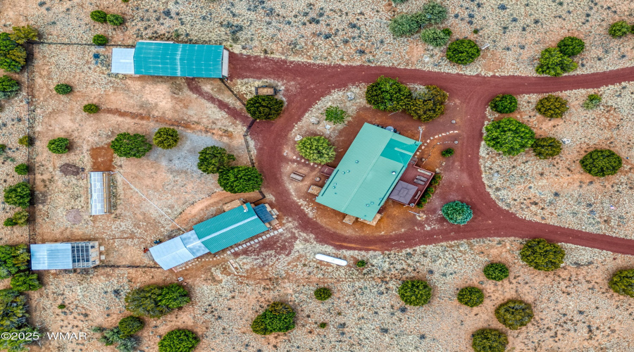 Aerial View of the Buildin