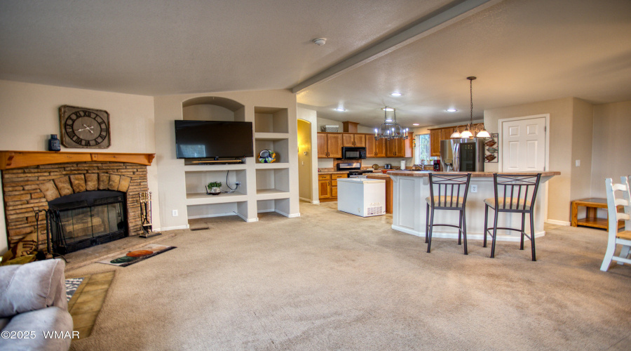 Kitchen and Living Area