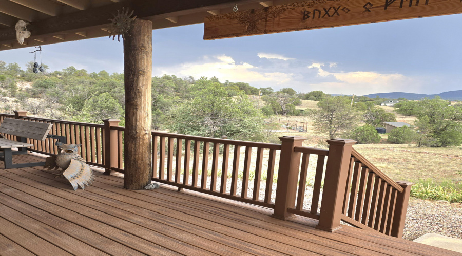 Frt Porch View over the Railing