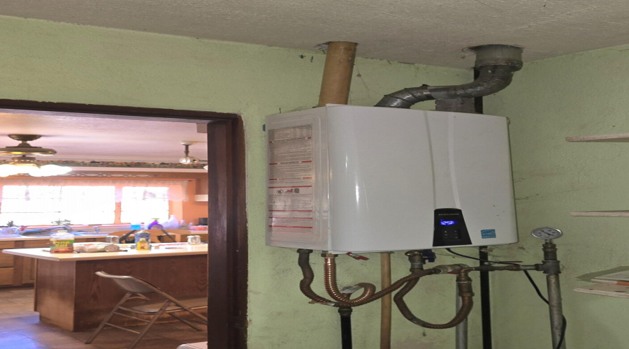 Tankless Gas Water Htr to Kitch