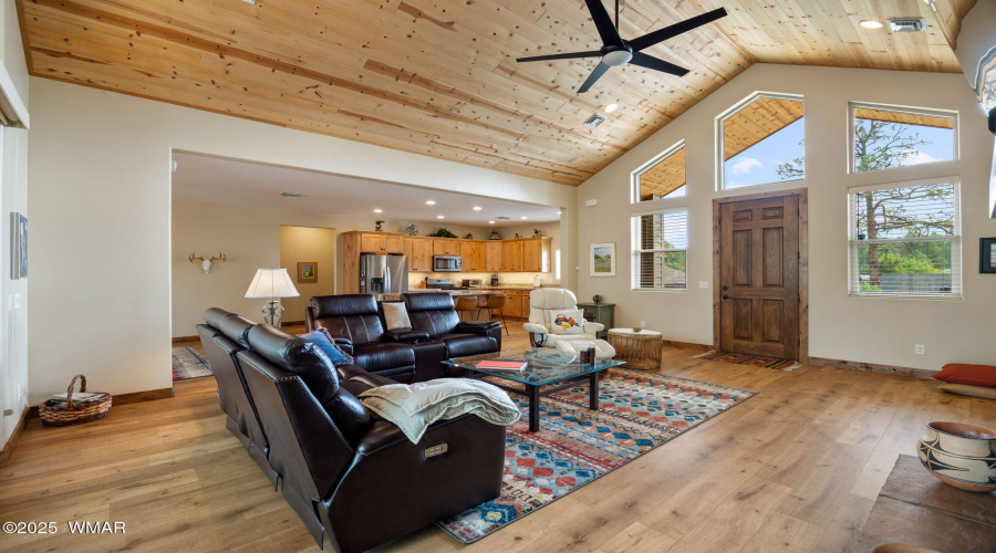 Living Room Looking to Kitchen
