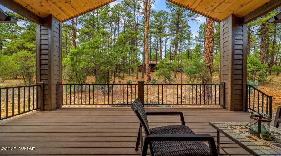 Covered Back Deck