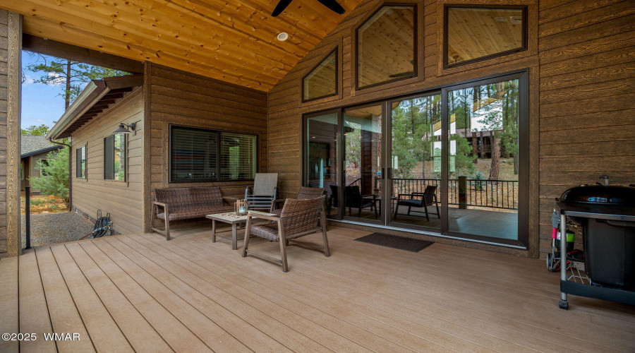Covered Back Deck