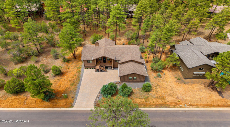 Aerial View of Home & Neighbors
