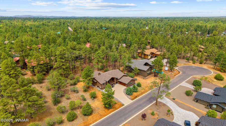 Aerial View of Street/Community