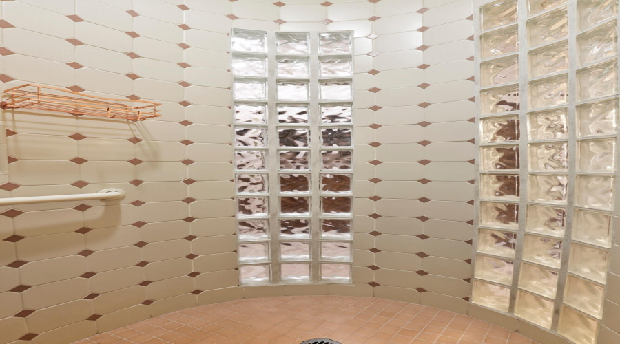 Master Bathroom Snail Shower
